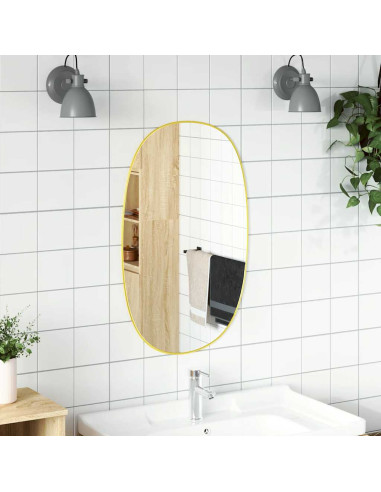 Specchio da Parete Dorato 70x45 cm