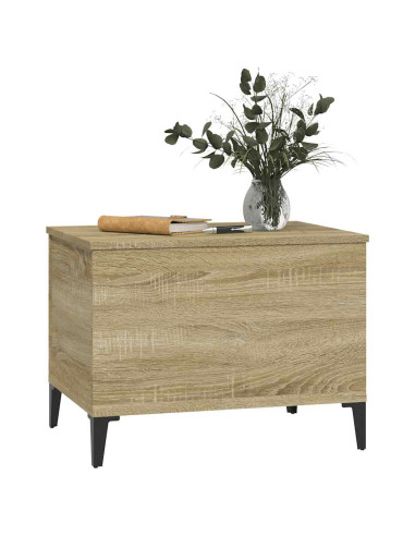 Tavolino Salotto Rovere Sonoma 60x44,5x45 cm Legno Multistrato