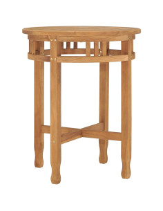 Tavolino da Bistrot Ø60x60 cm in Massello di Teak