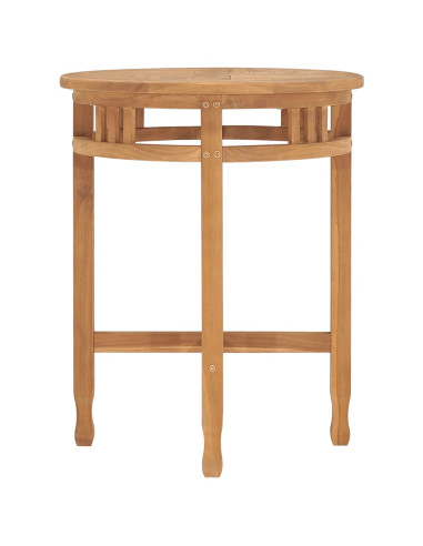 Tavolino da Bistrot Ø60x60 cm in Massello di Teak
