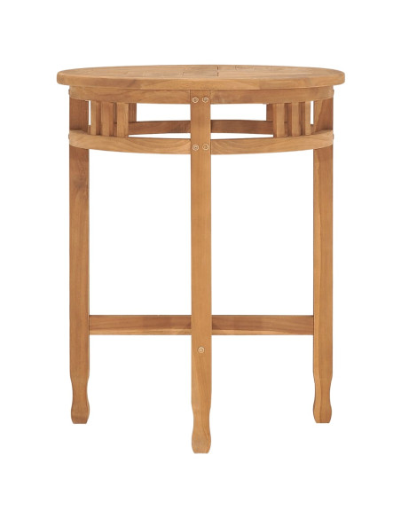 Tavolino da Bistrot Ø60x60 cm in Massello di Teak