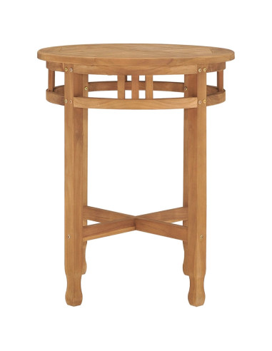 Tavolino da Bistrot Ø60x60 cm in Massello di Teak