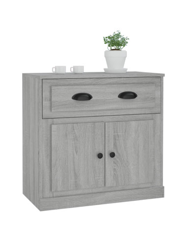Credenza Grigio Sonoma 70x35,5x67,5 cm in Legno Multistrato
