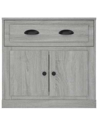 Credenza Grigio Sonoma 70x35,5x67,5 cm in Legno Multistrato