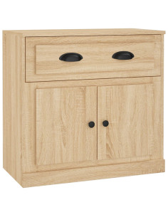 Credenza Rovere Sonoma 70x35,5x67,5 cm in Legno Multistrato