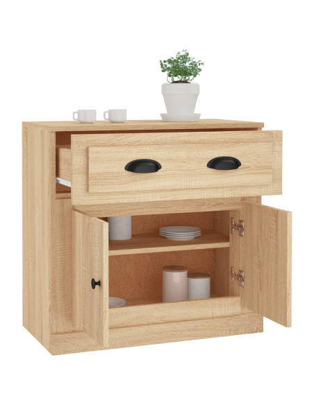 Credenza Rovere Sonoma 70x35,5x67,5 cm in Legno Multistrato