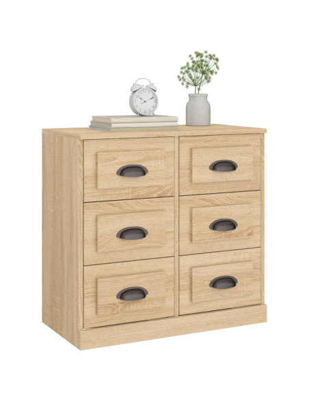 Credenza Rovere Sonoma 70x35,5x67,5 cm in Legno Multistrato
