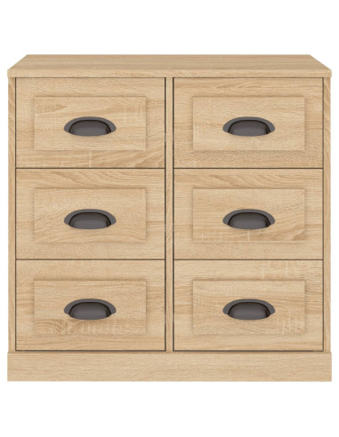Credenza Rovere Sonoma 70x35,5x67,5 cm in Legno Multistrato