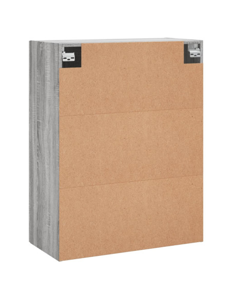 Mobili a Parete 2 pz Grigio Sonoma 69,5x34x90 cm