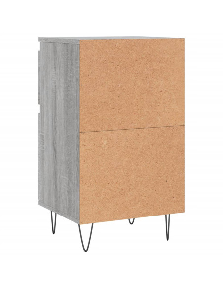 Credenza Grigio Sonoma 40x35x70 cm in Legno Multistrato