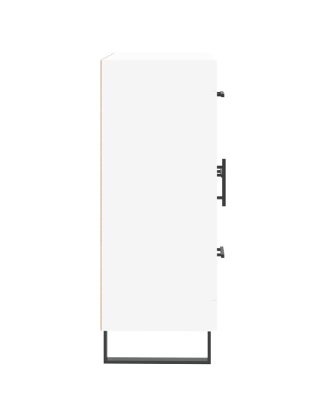Credenza Bianca 69,5x34x90 cm in Legno Multistrato