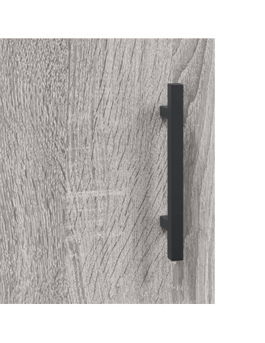 Credenza Grigio Sonoma 69,5x34x90 cm in Legno Multistrato