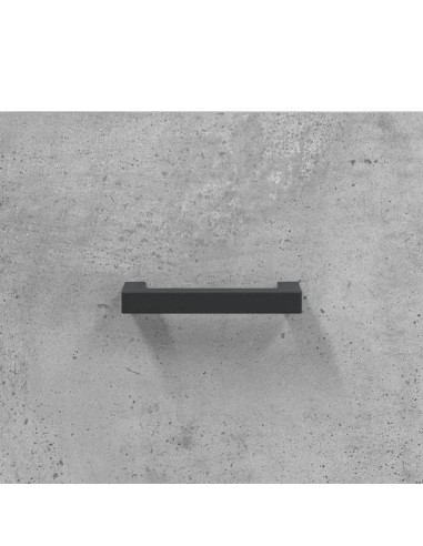 Credenza Grigio Cemento 69,5x34x180 cm in Legno Multistrato