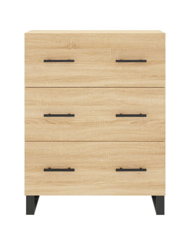 Credenza Rovere Sonoma 69,5x34x180 cm in Legno Multistrato