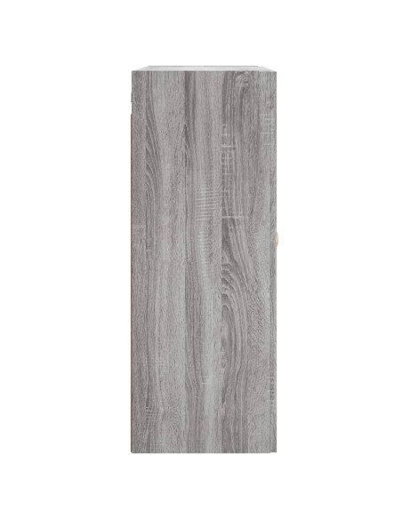 Armadietti a Parete 2 pz Grigio Sonoma in Legno Multistrato