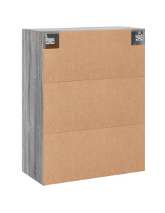 Armadietti a Parete 2 pz Grigio Sonoma in Legno Multistrato 2