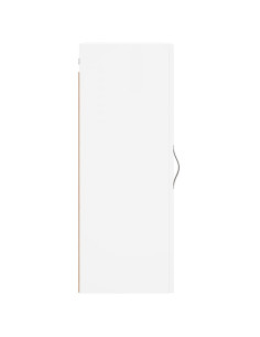 Mobile a Parete Bianco 34,5x34x90 cm in Legno Multistrato