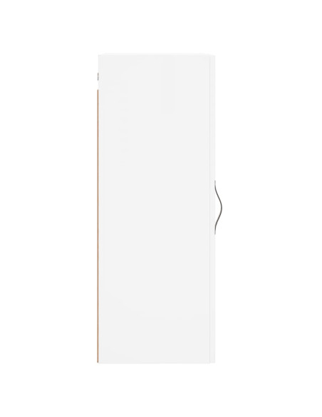 Mobile a Parete Bianco 34,5x34x90 cm in Legno Multistrato