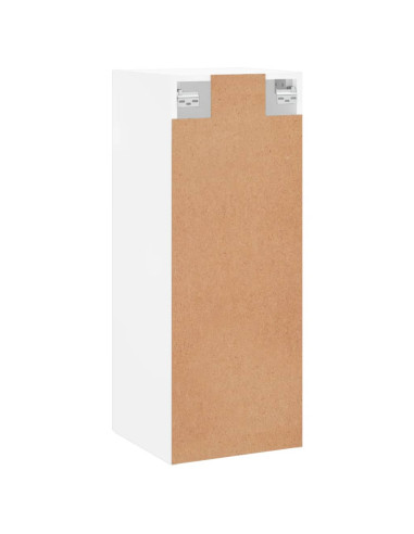 Mobile a Parete Bianco 34,5x34x90 cm in Legno Multistrato