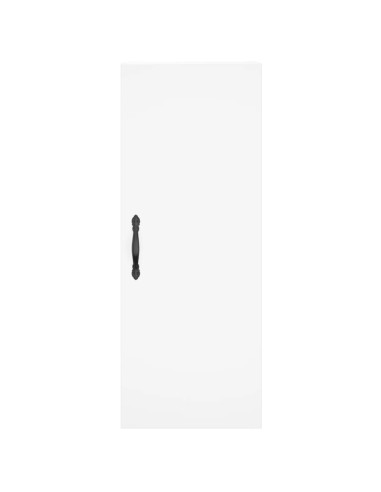 Credenza Bianca 34,5x34x180 cm in Legno Multistrato