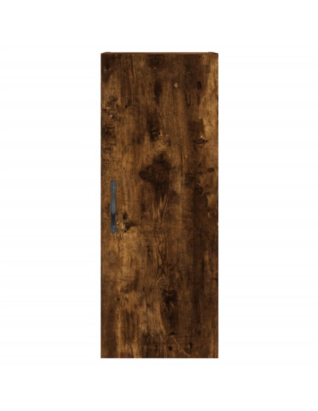 Credenza Rovere Fumo 34,5x34x180 cm in Legno Multistrato