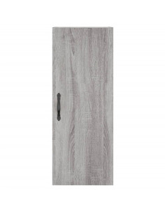 Credenza Grigio Sonoma 34,5x34x180 cm in Legno Multistrato 2