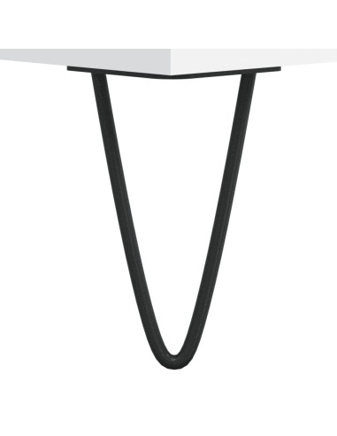 Credenza Bianca 34,5x34x180 cm in Legno Multistrato