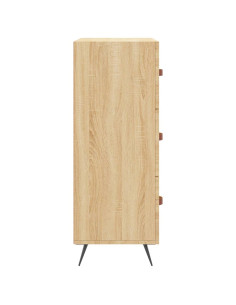 Cassettiera Rovere Sonoma 69,5x34x90 cm in Legno Multistrato