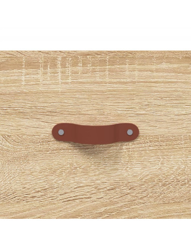 Cassettiera Rovere Sonoma 69,5x34x90 cm in Legno Multistrato