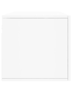Mobile a Parete Bianco 100x36,5x35 cm in Legno Multistrato