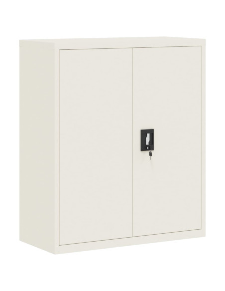 Armadio Classificatore Bianco 90x40x145 cm in Acciaio