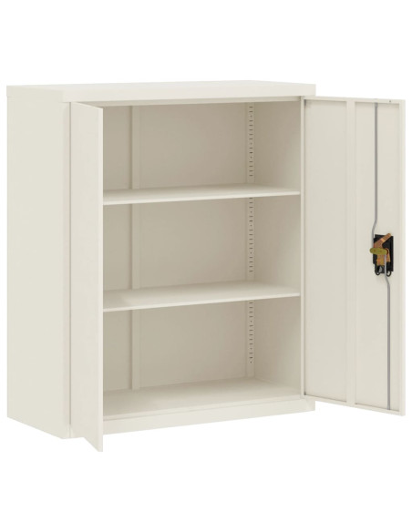 Armadio Classificatore Bianco 90x40x145 cm in Acciaio