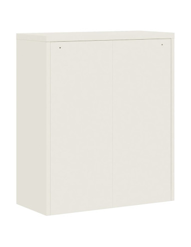 Armadio Classificatore Bianco 90x40x145 cm in Acciaio