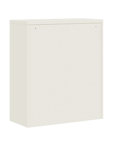 Armadio Classificatore Bianco 90x40x145 cm in Acciaio