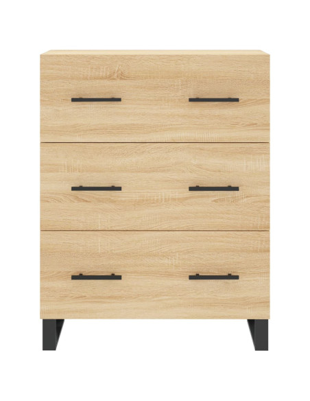 Credenza Rovere Sonoma 69,5x34x180 cm in Legno Multistrato
