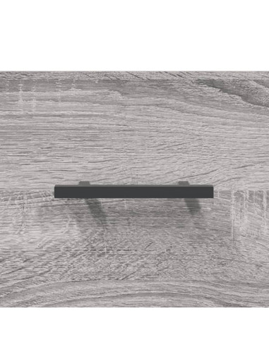 Credenza Grigio Sonoma 69,5x34x180 cm in Legno Multistrato