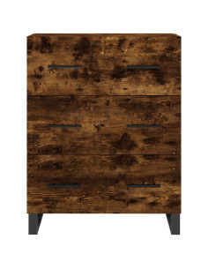 Credenza Rovere Fumo  69,5x34x180 cm in Legno Multistrato 2