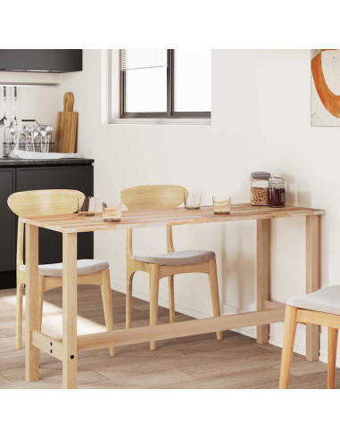 Piano Tavolo Rettangolare 120x60x2cm Legno Massello di Acacia