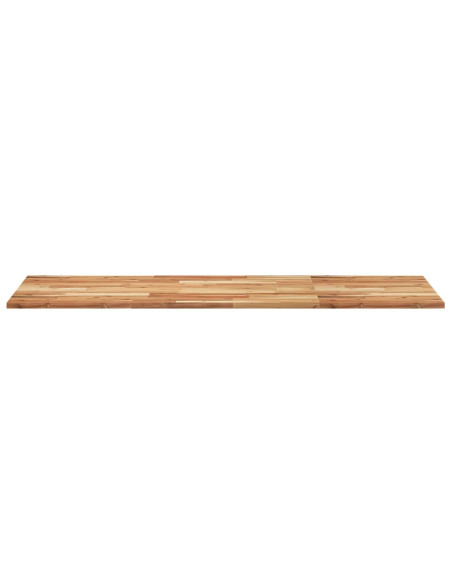 Piano Tavolo Rettangolare 120x60x2cm Legno Massello di Acacia