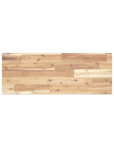 Piano per Tavolo 100x30x2 cm Rettangolare Legno Massello Acacia