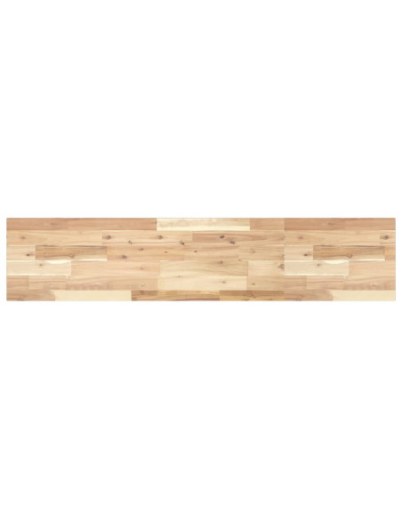 Piano per Tavolo 140x30x2cm Rettangolare Legno Massello Acacia