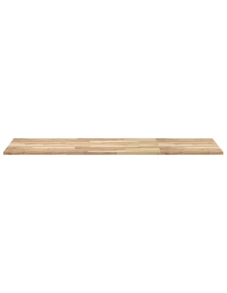 Piano Tavolo Rettangolare 120x60x2cm Legno Massello di Acacia