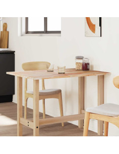 Piano Tavolo Rettangolare 100x70x2cm Legno Massello di Acacia 2