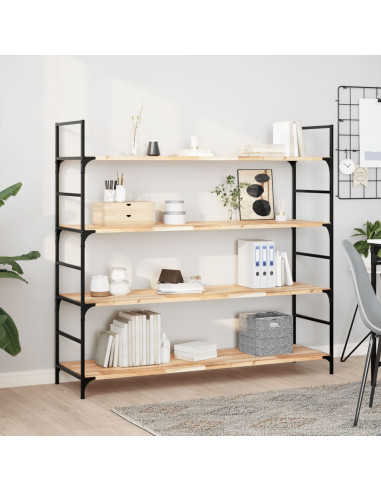 Piano per Tavolo 120x40x2cm Rettangolare Legno Massello Acacia