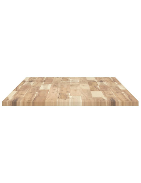 Piano da Bagno Non Trattato 120x60x2cm Legno Massello di Acacia