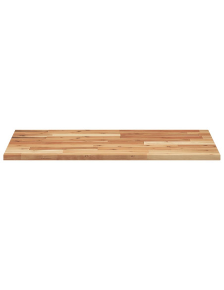 Piano da Bagno Finitura a Olio 100x50x2 cm in Legno di Acacia