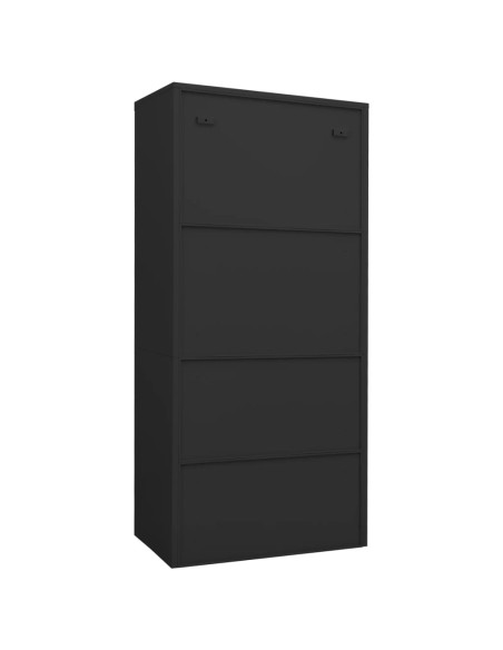Armadio Antracite 80x50x180 cm in Acciaio
