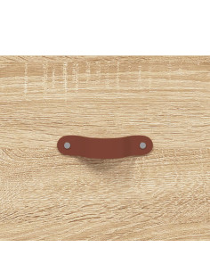 Credenza Rovere Sonoma 69,5x34x180 cm in Legno Multistrato