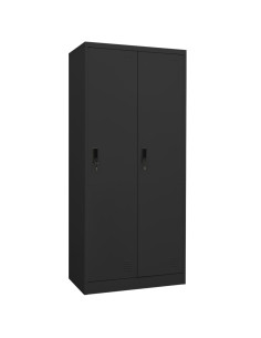 Armadio Antracite 80x50x180 cm in Acciaio 2