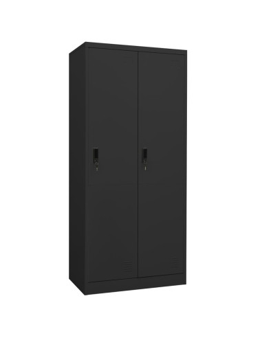 Armadio Antracite 80x50x180 cm in Acciaio